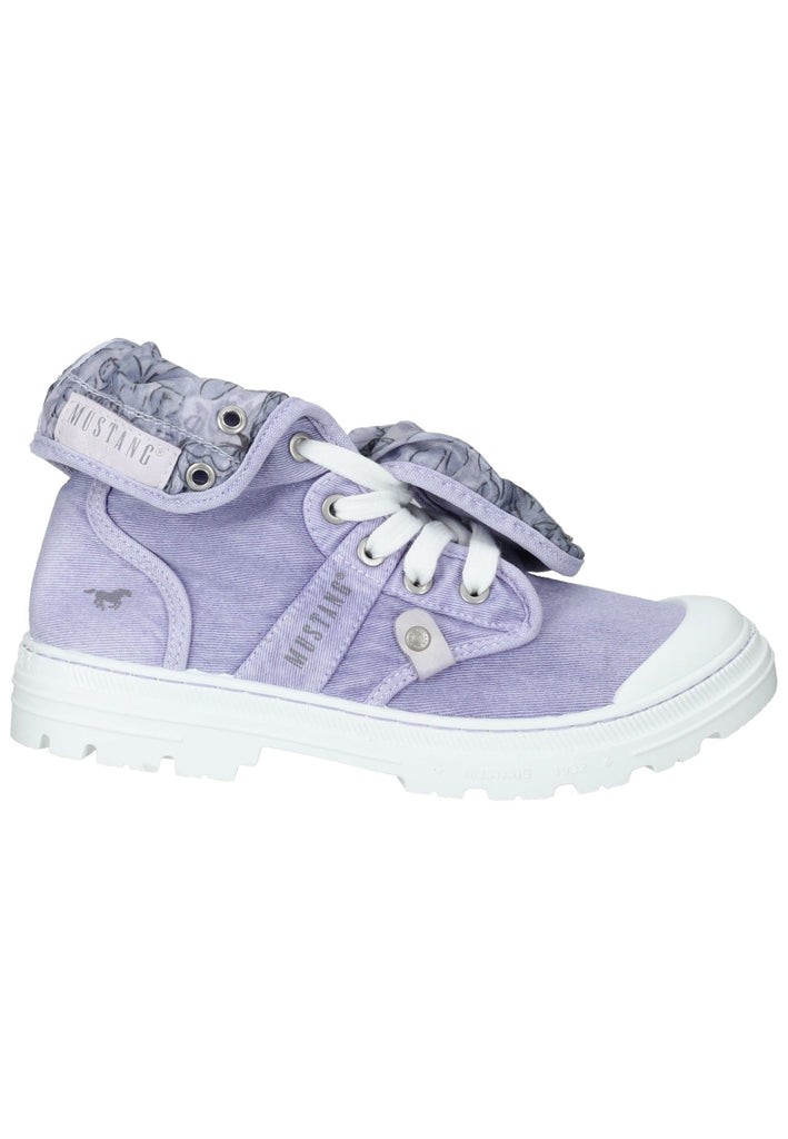 Mustang Stiefelette Lederimitat/Textil Purple