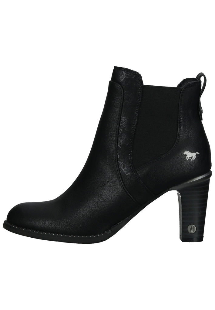 Mustang Stiefelette Lederimitat/Textil Schwarz