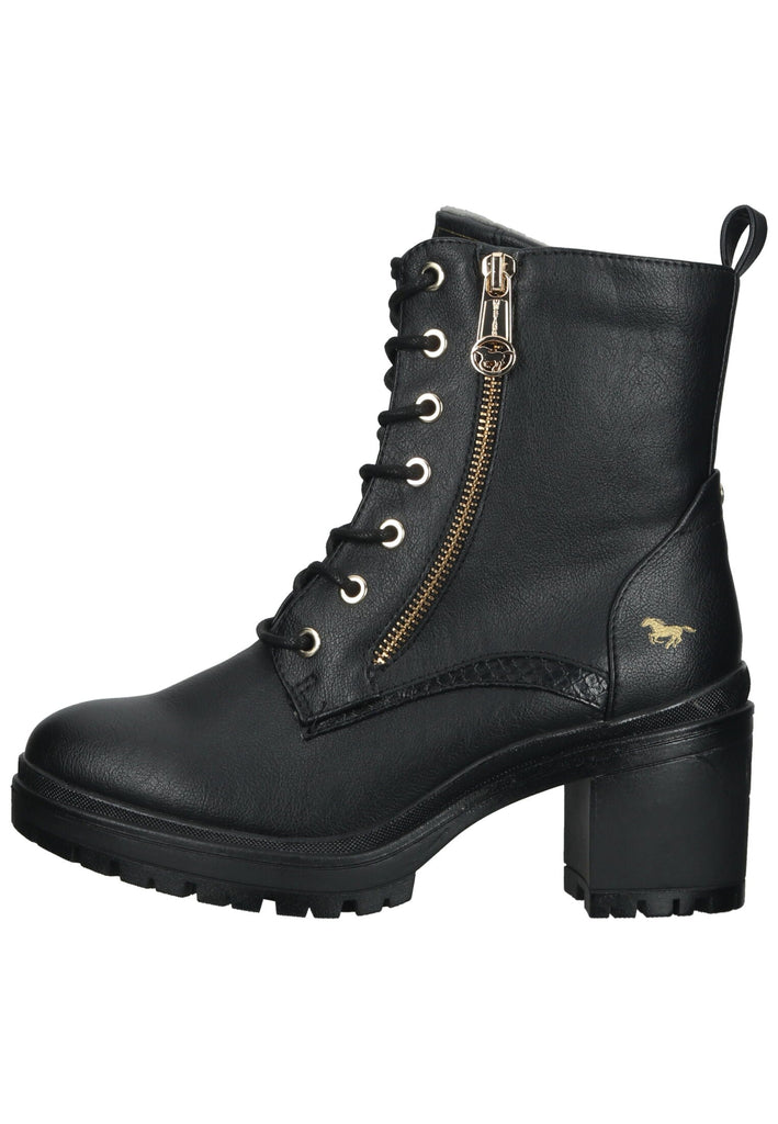 Mustang Stiefelette Lederimitat/Textil Schwarz