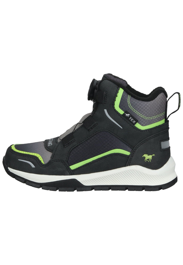 Mustang Stiefelette Lederimitat/Textil Schwarz