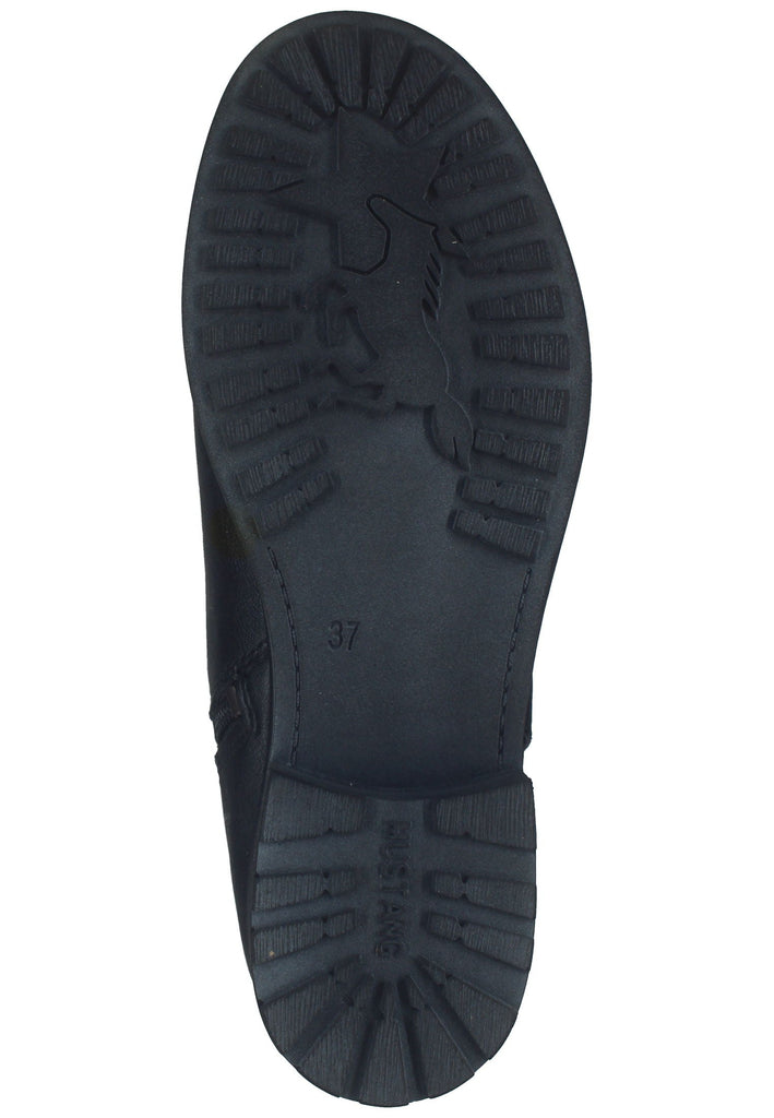 Mustang Stiefelette Lederimitat/Textil Schwarz