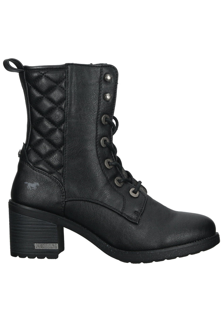Mustang Stiefelette Lederimitat/Textil Schwarz