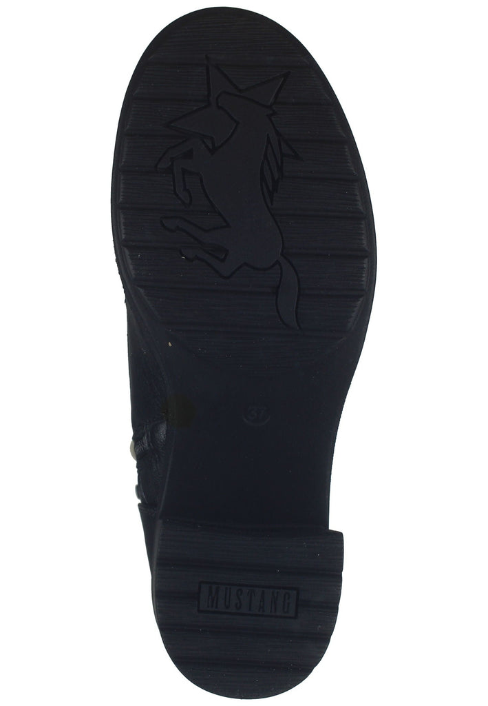 Mustang Stiefelette Lederimitat/Textil Schwarz