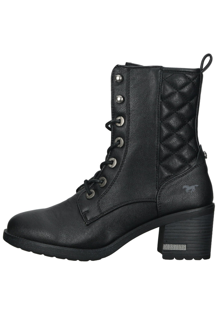 Mustang Stiefelette Lederimitat/Textil Schwarz