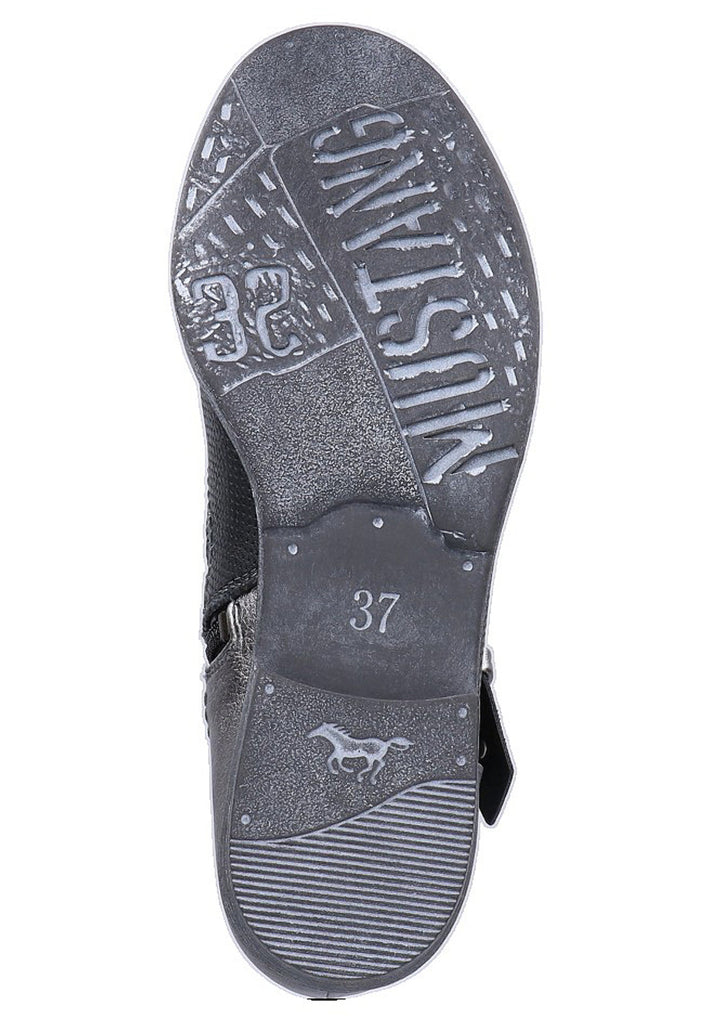 Mustang Stiefelette Lederimitat/Textil Schwarz