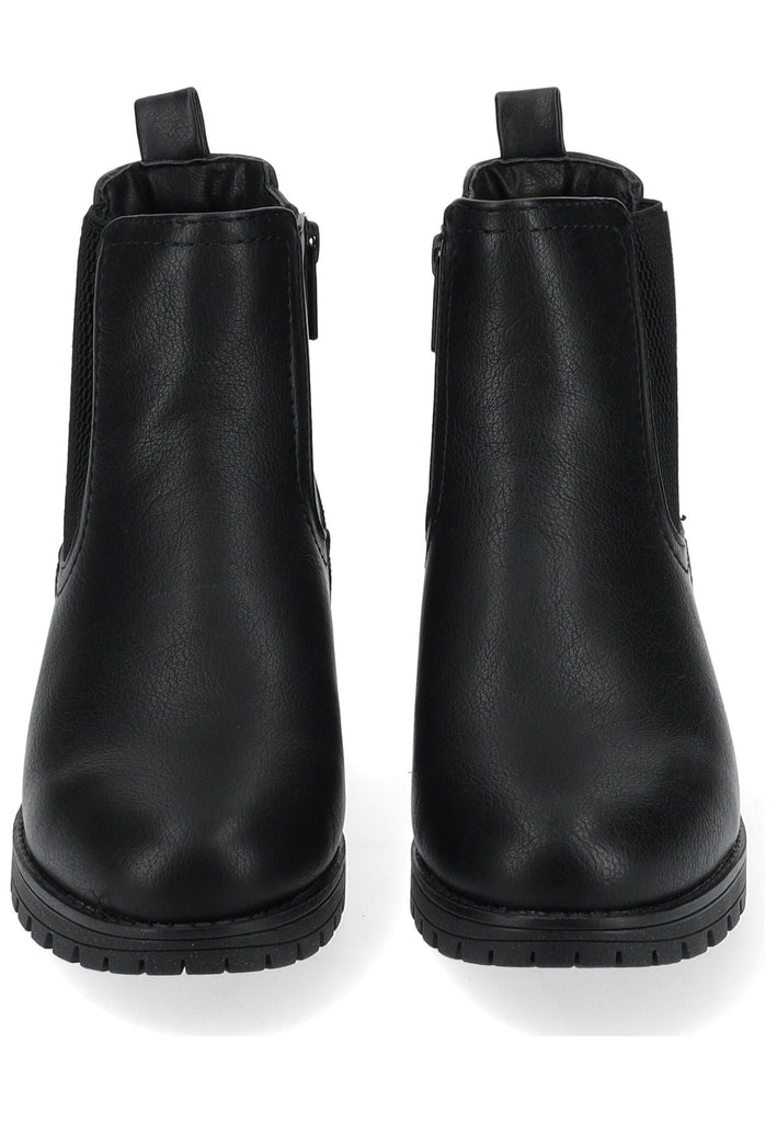 Mustang Stiefelette Lederimitat/Textil Schwarz Warmfutter