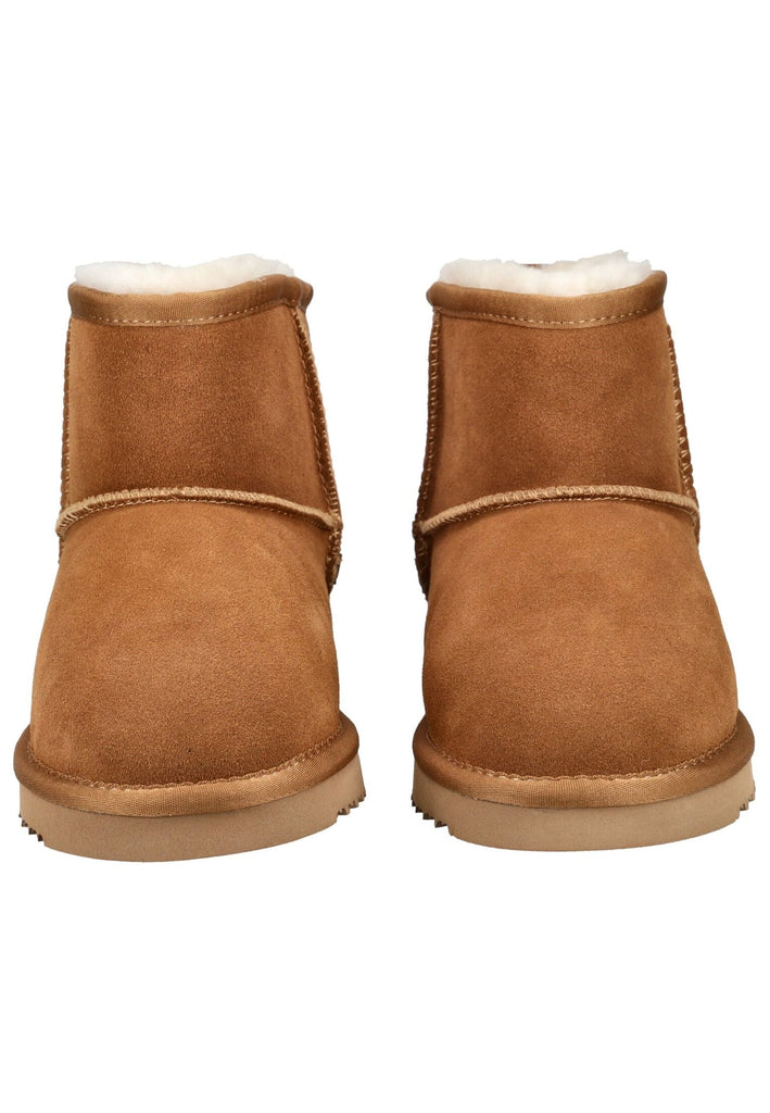 Mustang Stiefelette Veloursleder Cognac Warmfutter