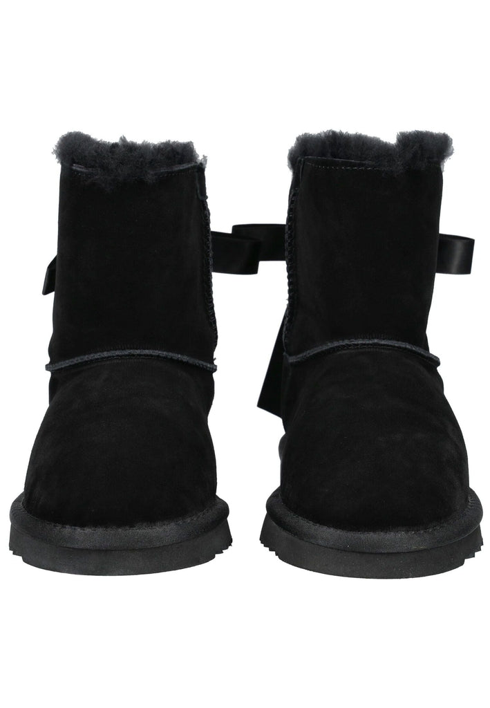 Mustang Stiefelette Veloursleder Schwarz Warmfutter