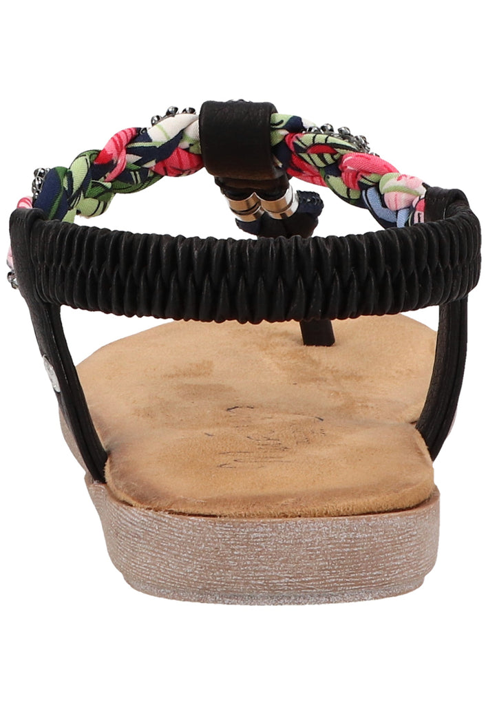 Mustang Zehensteg Lederimitat/Textil Blau