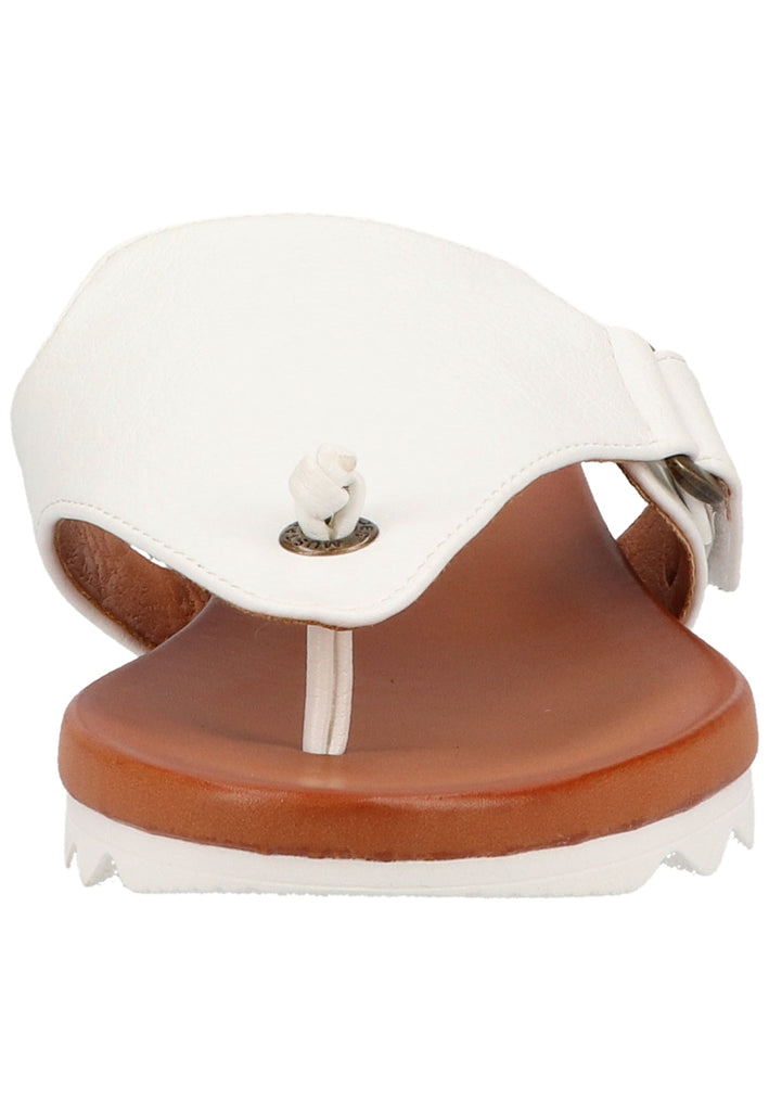 Mustang Zehensteg Lederimitat Weiß