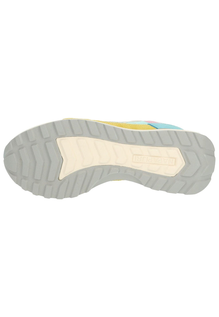 Napapijri Sneaker Leder/Textil Beige/Blau