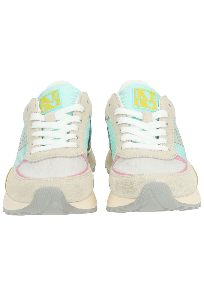 Napapijri Sneaker Leder/Textil Beige/Blau