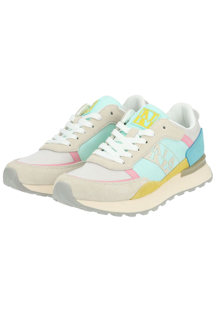 Napapijri Sneaker Leder/Textil Beige/Blau