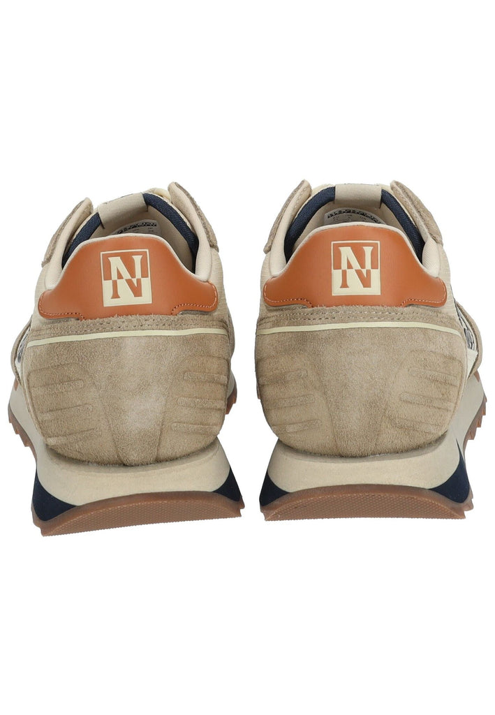 Napapijri Sneaker Leder/Textil Beige/Grün