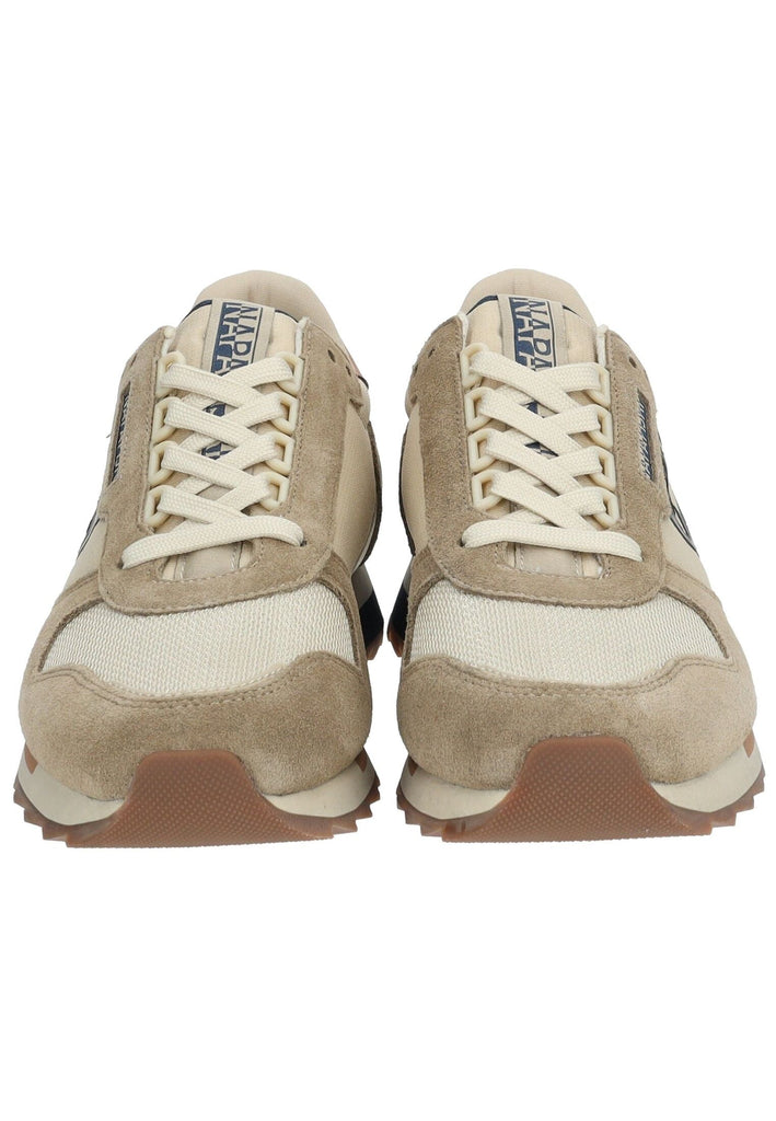 Napapijri Sneaker Leder/Textil Beige/Grün