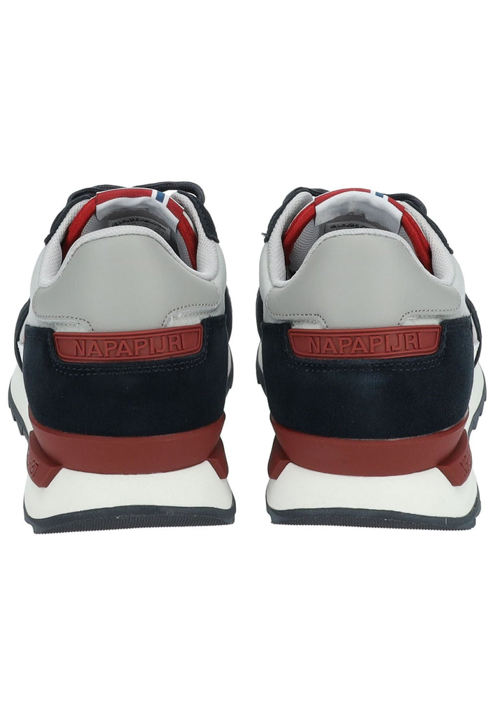 Napapijri Sneaker Leder/Textil Grau/Navy