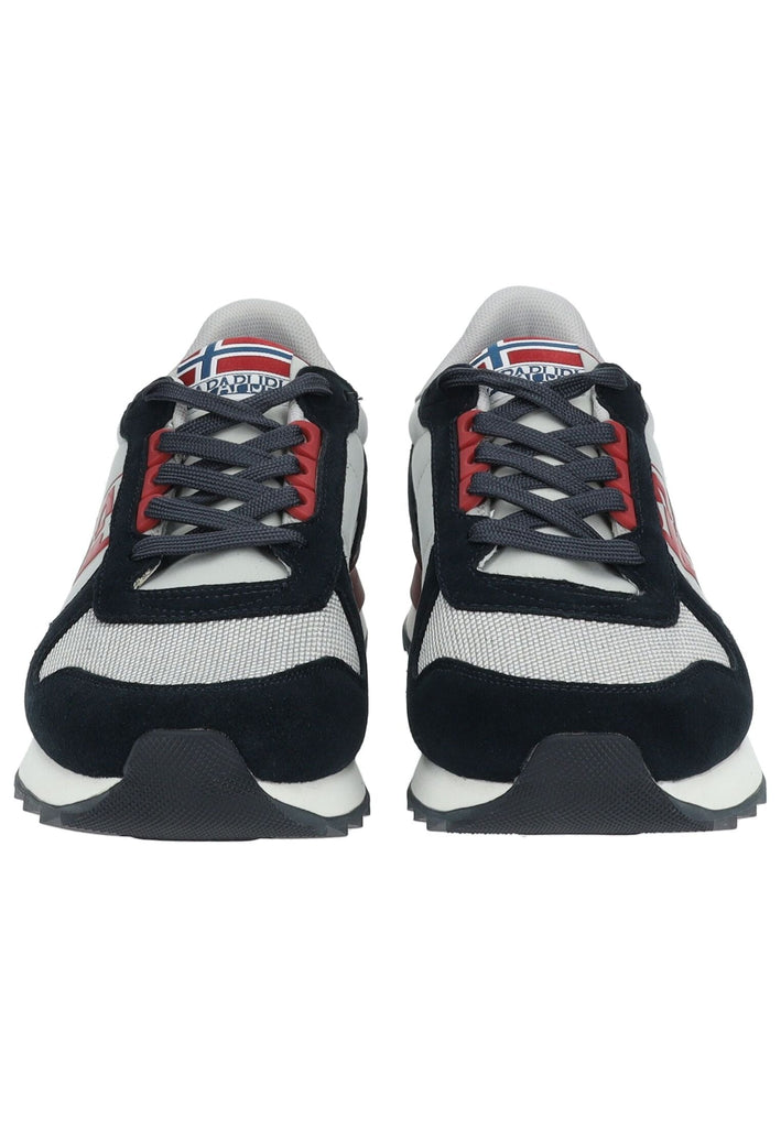 Napapijri Sneaker Leder/Textil Grau/Navy