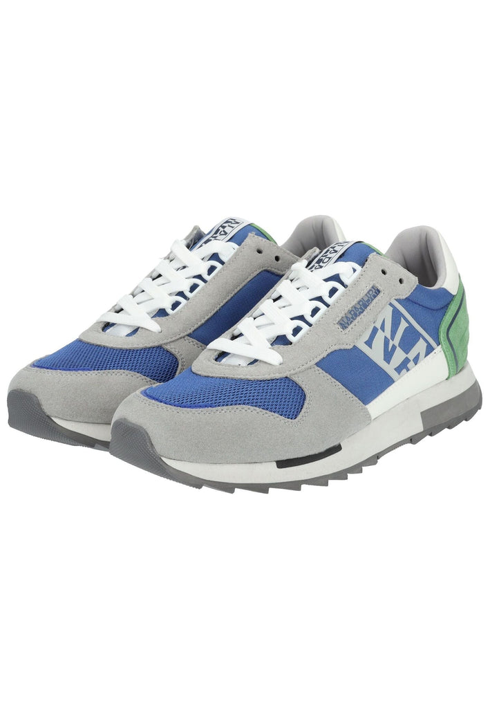 Napapijri Sneaker Leder/Textil Navy/Grau