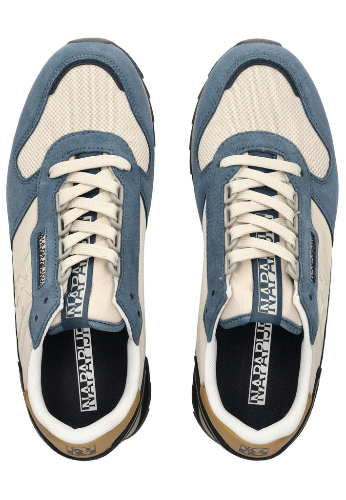 Napapijri Sneaker Leder/Textil Navy/Weiß