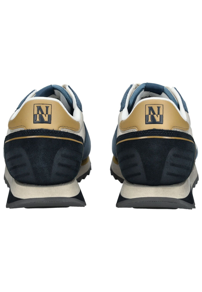 Napapijri Sneaker Leder/Textil Navy/Weiß