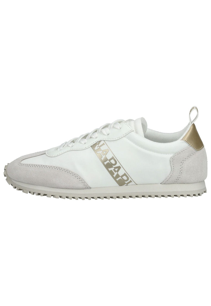 Napapijri Sneaker Leder/Textil Weiß/Gold