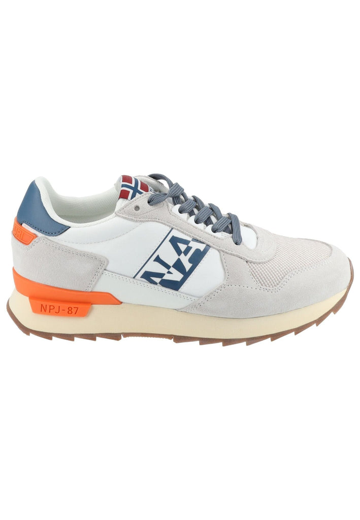 Napapijri Sneaker Leder/Textil Weiß Kombi