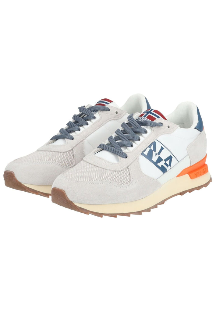 Napapijri Sneaker Leder/Textil Weiß Kombi