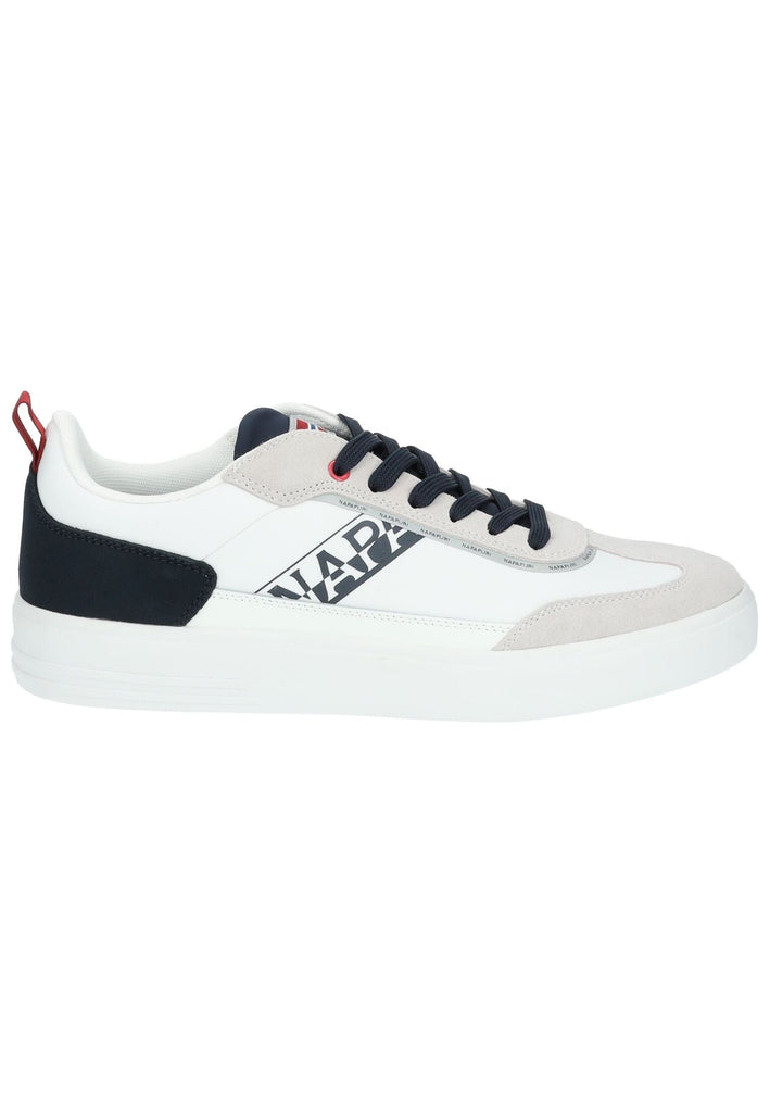 Napapijri Sneaker Leder/Textil Weiß/Navy