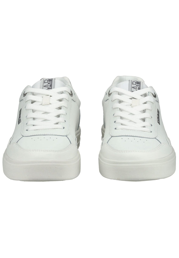 Napapijri Sneaker Leder/Textil Weiß/Schwarz