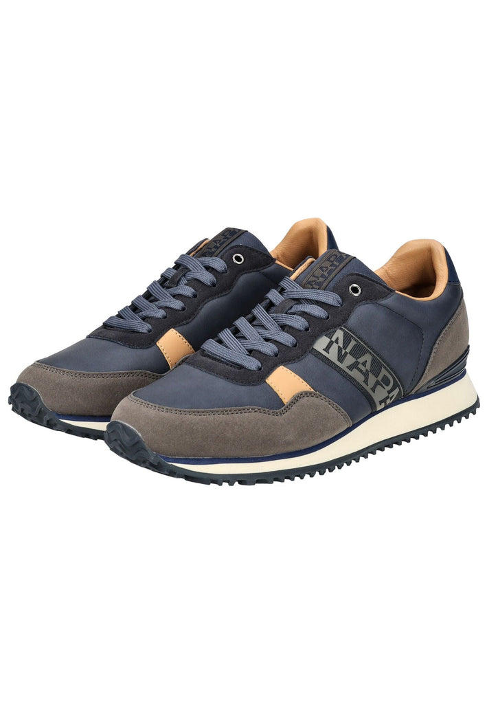 Napapijri Sneaker Lederimitat Blau/Braun