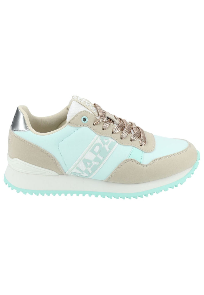 Napapijri Sneaker Lederimitat/Textil Beige/Blau