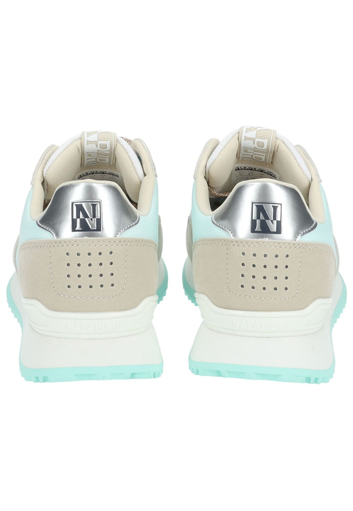 Napapijri Sneaker Lederimitat/Textil Beige/Blau
