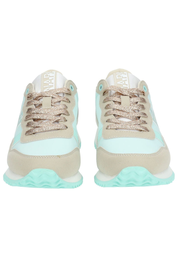Napapijri Sneaker Lederimitat/Textil Beige/Blau