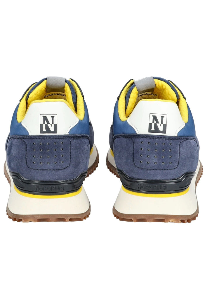 Napapijri Sneaker Lederimitat/Textil Blau/Gelb