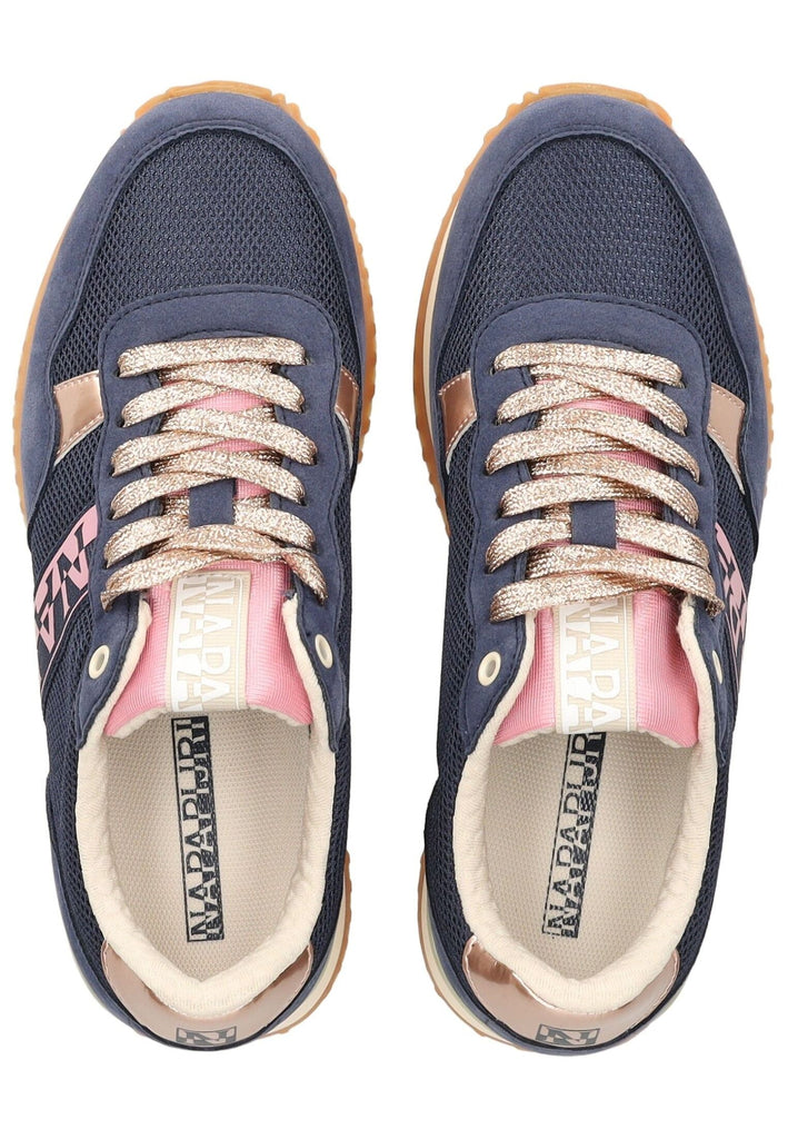 Napapijri Sneaker Lederimitat/Textil Blau/Pink