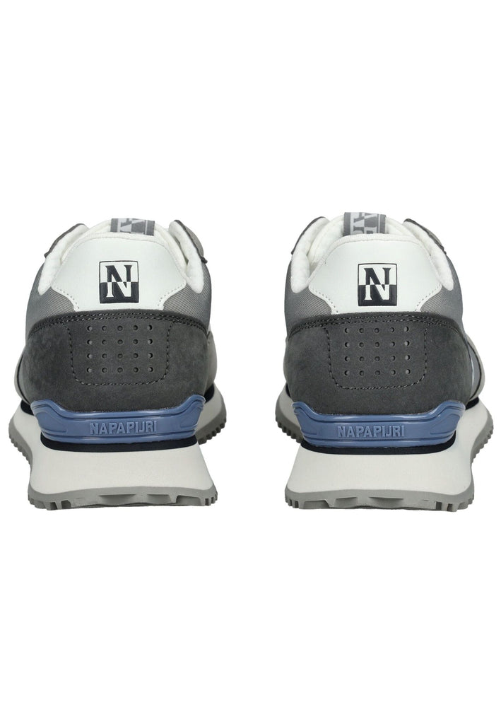 Napapijri Sneaker Lederimitat/Textil Grau/Blau