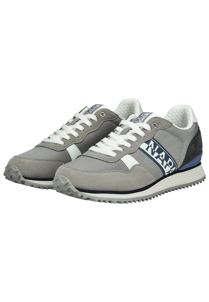 Napapijri Sneaker Lederimitat/Textil Grau/Blau