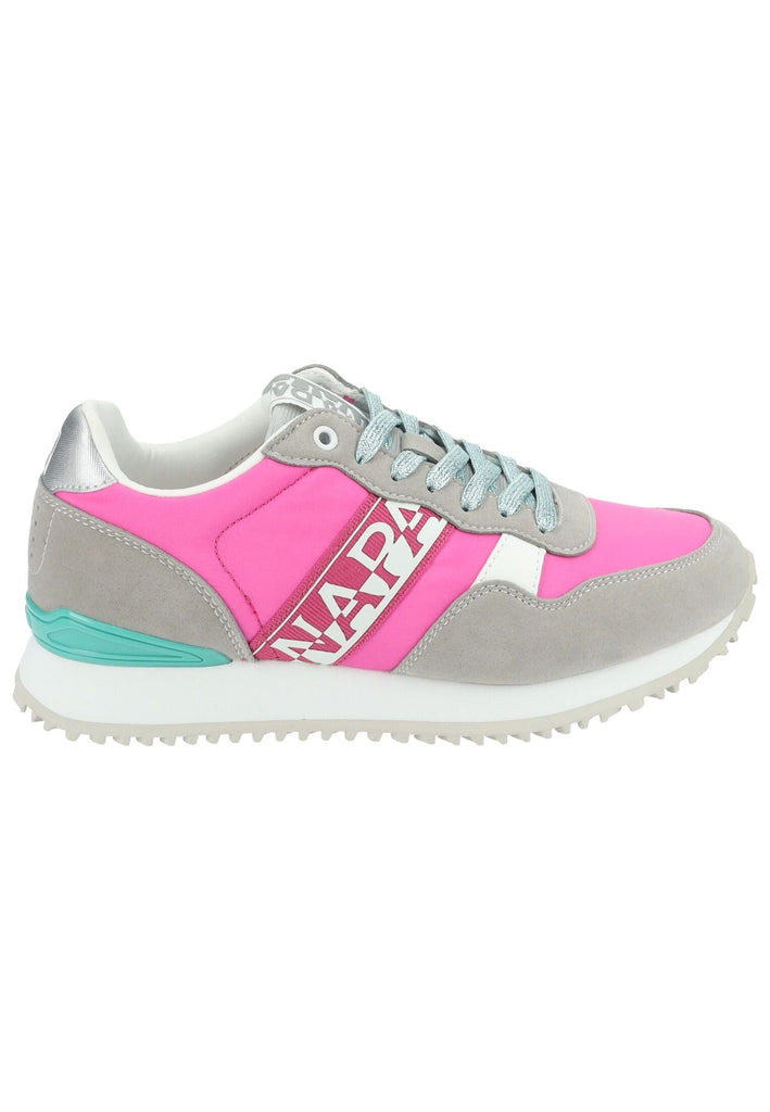 Napapijri Sneaker Lederimitat/Textil Grau/Pink