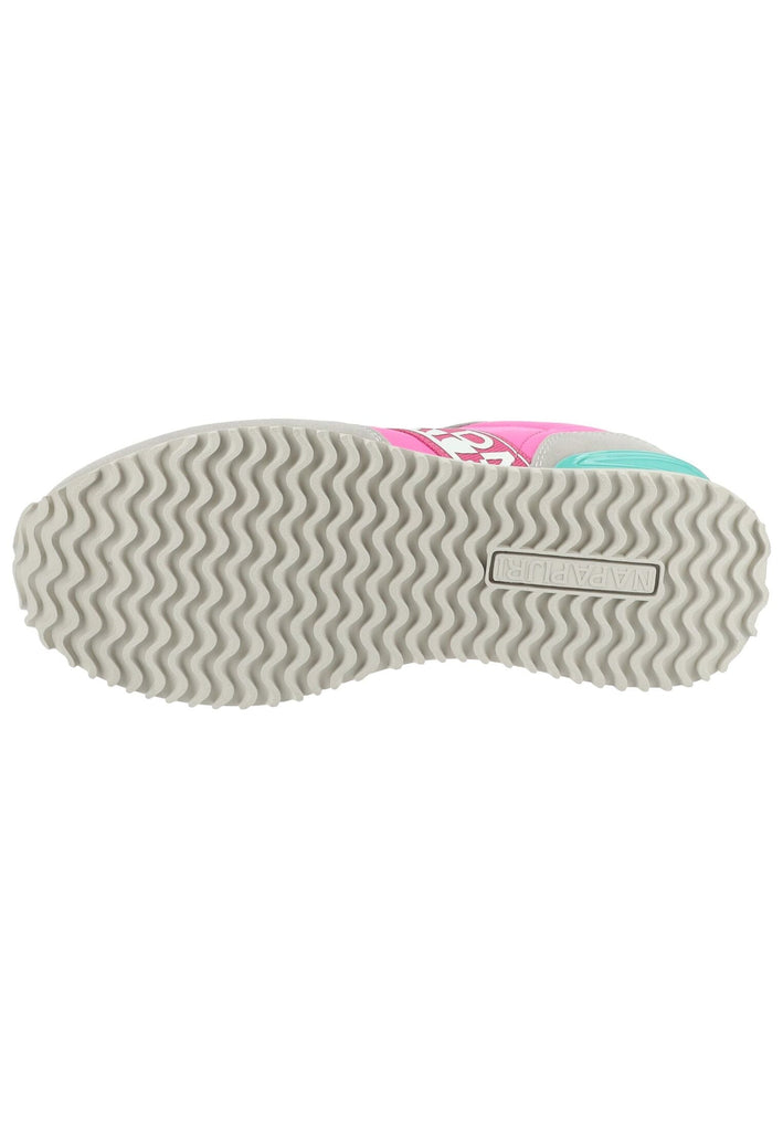 Napapijri Sneaker Lederimitat/Textil Grau/Pink