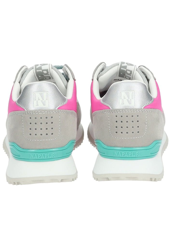 Napapijri Sneaker Lederimitat/Textil Grau/Pink