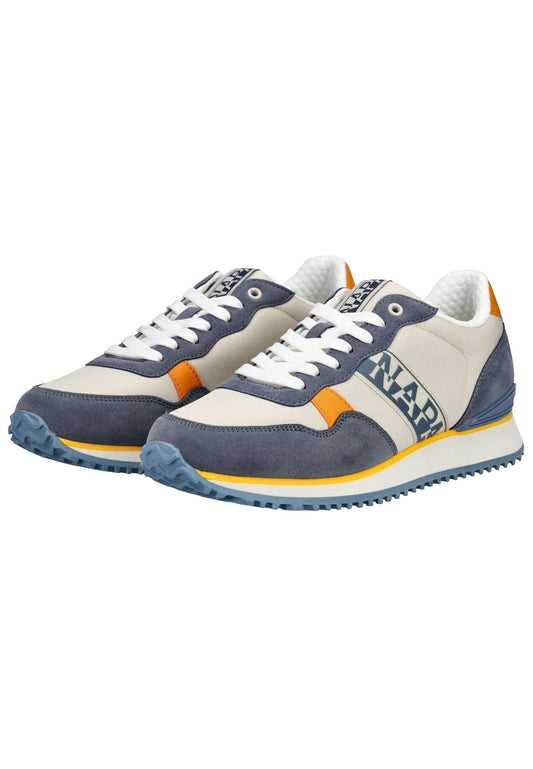 Napapijri Sneaker Lederimitat/Textil Navy/Weiß