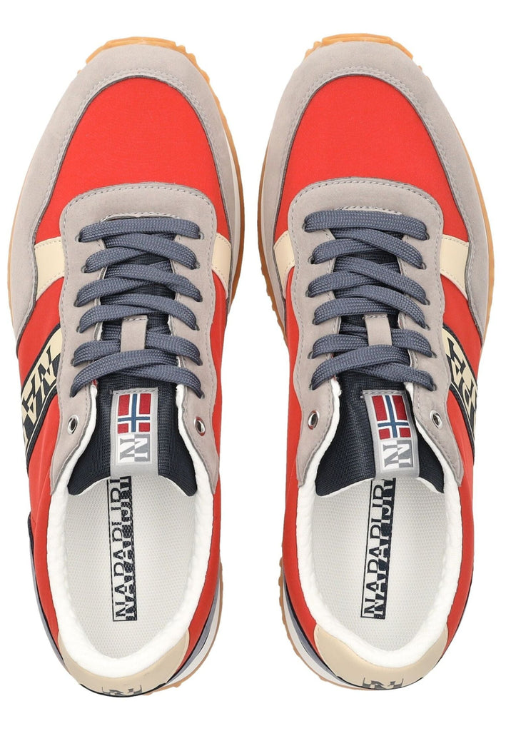 Napapijri Sneaker Lederimitat/Textil Rot/Blau