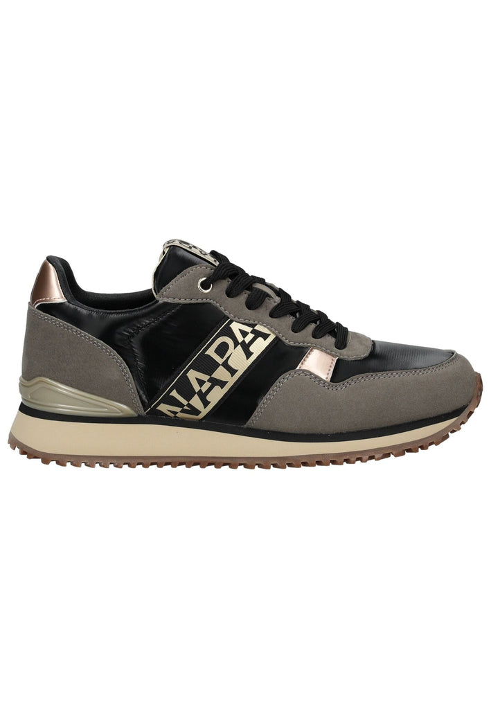 Napapijri Sneaker Lederimitat/Textil Schwarz/Grau