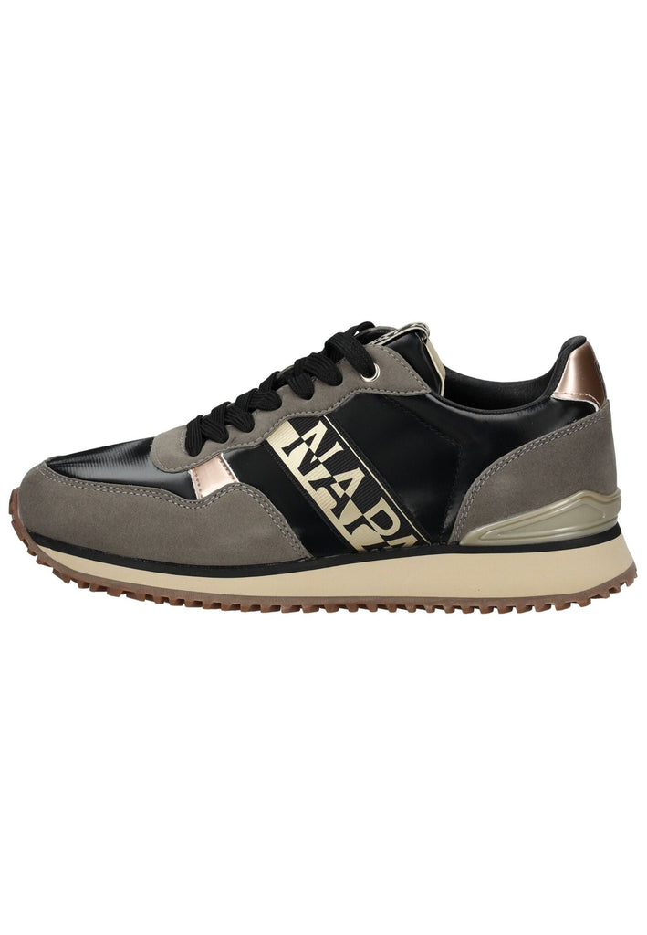 Napapijri Sneaker Lederimitat/Textil Schwarz/Grau