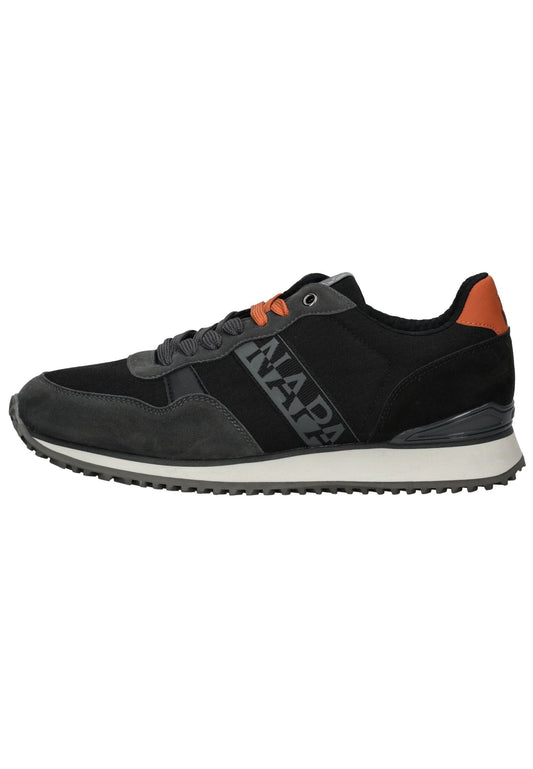 Napapijri Sneaker Lederimitat/Textil Schwarz/Grau