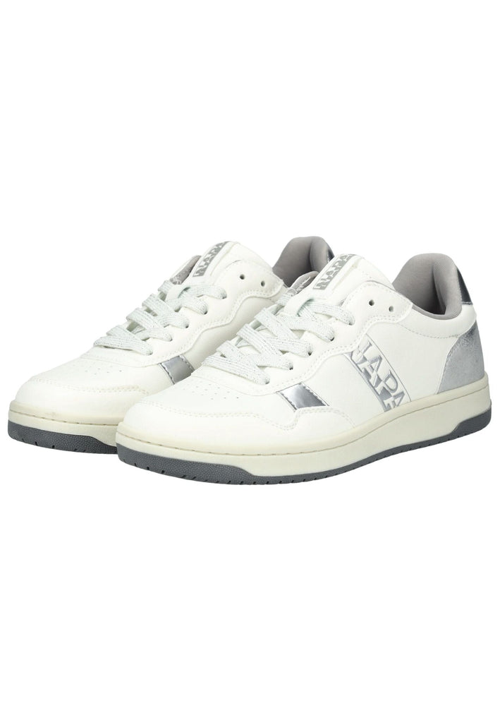 Napapijri Sneaker Lederimitat/Textil Weiß