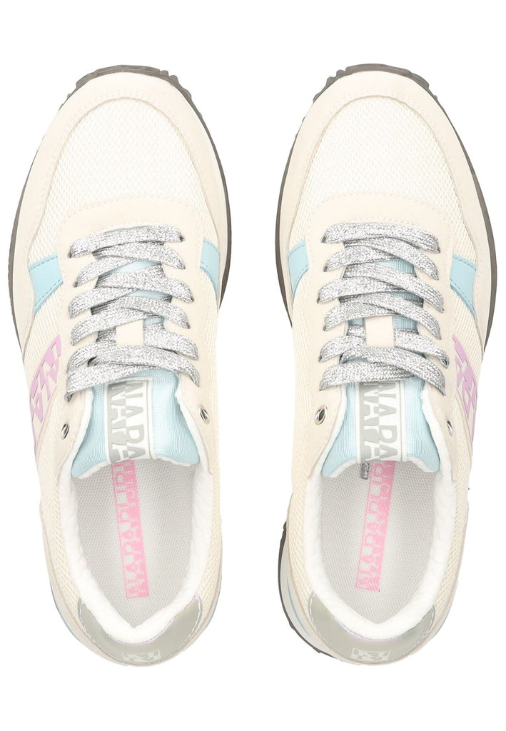 Napapijri Sneaker Lederimitat/Textil Weiß Kombi