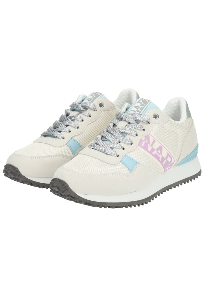 Napapijri Sneaker Lederimitat/Textil Weiß Kombi
