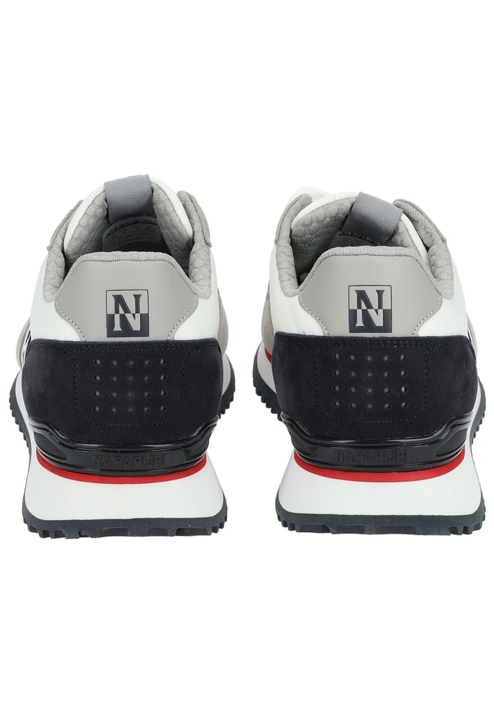Napapijri Sneaker Lederimitat/Textil Weiß/Navy