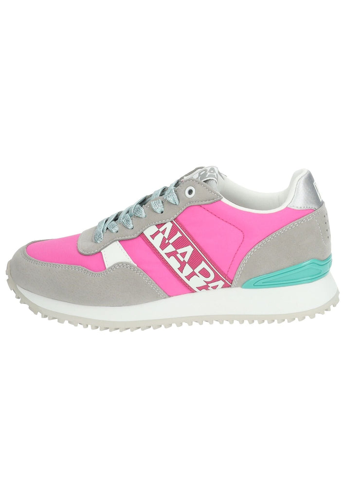 Sneaker Napapijri Sneaker Lederimitat/Textil Grau/Pink